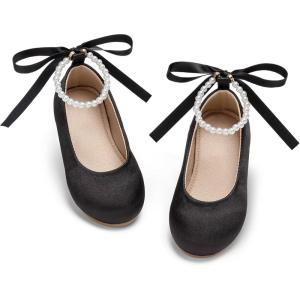 image:imageOtter MOMO ToddlerLittle Girls Mary Jane Ballerina Flats Shoes Slipon School Party Dress ShoesDf33black
