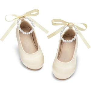 image:imageOtter MOMO ToddlerLittle Girls Mary Jane Ballerina Flats Shoes Slipon School Party Dress ShoesDf33yellow