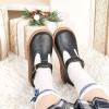 image:imageOtter MOMO Toddler Little Girls Oxford Shoes Mary Jane Flat TStrap School Uniform Party Dress ShoesD730black