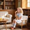 image:imageOtter MOMO Toddler Little Girls Oxford Shoes Mary Jane Flat TStrap School Uniform Party Dress ShoesD730brown