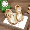 image:imageOtter MOMO Toddler Little Girls Oxford Shoes Mary Jane Flat TStrap School Uniform Party Dress ShoesD730gold