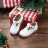 image:imageOtter MOMO Toddler Little Girls Oxford Shoes Mary Jane Flat TStrap School Uniform Party Dress ShoesD730white