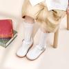image:imageOtter MOMO Toddler Little Girls Oxford Shoes Mary Jane Flat TStrap School Uniform Party Dress ShoesD730white
