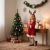 image:imageOtter MOMO Toddler Little Girls Oxford Shoes Mary Jane Flat TStrap School Uniform Party Dress ShoesD750black