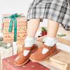 image:imageOtter MOMO Toddler Little Girls Oxford Shoes Mary Jane Flat TStrap School Uniform Party Dress ShoesD750brown
