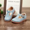 image:imageOtter MOMO Toddler Little Girls Oxford Shoes Mary Jane Flat TStrap School Uniform Party Dress ShoesD750light Blue