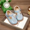 image:imageOtter MOMO Toddler Little Girls Oxford Shoes Mary Jane Flat TStrap School Uniform Party Dress ShoesD750light Blue