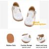 image:imageOtter MOMO Toddler Little Girls Oxford Shoes Mary Jane Flat TStrap School Uniform Party Dress ShoesD750white