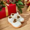 image:imageOtter MOMO Toddler Little Girls Oxford Shoes Mary Jane Flat TStrap School Uniform Party Dress ShoesD756white