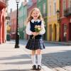 image:imageOtter MOMO Toddler Little Girls Oxford Shoes Mary Jane Flat TStrap School Uniform Party Dress ShoesD757black