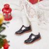 image:imageOtter MOMO Toddler Little Girls Oxford Shoes Mary Jane Flat TStrap School Uniform Party Dress ShoesD757black