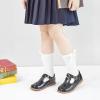 image:imageOtter MOMO Toddler Little Girls Oxford Shoes Mary Jane Flat TStrap School Uniform Party Dress ShoesD757black