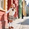 image:imageOtter MOMO Toddler Little Girls Oxford Shoes Mary Jane Flat TStrap School Uniform Party Dress ShoesD757brown