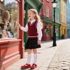 image:imageOtter MOMO Toddler Little Girls Oxford Shoes Mary Jane Flat TStrap School Uniform Party Dress ShoesD757red
