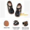 image:imageOtter MOMO Toddler Little Girls Oxford Shoes Mary Jane Flat TStrap School Uniform Party Dress ShoesD758black