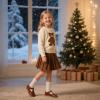 image:imageOtter MOMO Toddler Little Girls Oxford Shoes Mary Jane Flat TStrap School Uniform Party Dress ShoesD758brown