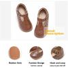 image:imageOtter MOMO Toddler Little Girls Oxford Shoes Mary Jane Flat TStrap School Uniform Party Dress ShoesD758brown