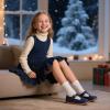 image:imageOtter MOMO Toddler Little Girls Oxford Shoes Mary Jane Flat TStrap School Uniform Party Dress ShoesD758navy Blue