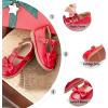 image:imageOtter MOMO Toddler Little Girls Oxford Shoes Mary Jane Flat TStrap School Uniform Party Dress ShoesD760red