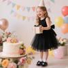 image:imageOtter MOMO Toddler Little Girls Oxford Shoes Mary Jane Flat TStrap School Uniform Party Dress ShoesD761black