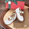 image:imageOtter MOMO Toddler Little Girls Oxford Shoes Mary Jane Flat TStrap School Uniform Party Dress ShoesD762white