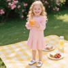 image:imageOtter MOMO Toddler Little Girls Oxford Shoes Mary Jane Flat TStrap School Uniform Party Dress ShoesD763white
