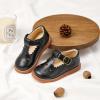 image:imageOtter MOMO Toddler Little Girls Oxford Shoes Mary Jane Flat TStrap School Uniform Party Dress ShoesD765black