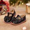 image:imageOtter MOMO Toddler Little Girls Oxford Shoes Mary Jane Flat TStrap School Uniform Party Dress ShoesD766black