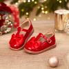 image:imageOtter MOMO Toddler Little Girls Oxford Shoes Mary Jane Flat TStrap School Uniform Party Dress ShoesD766red