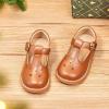 image:imageOtter MOMO Toddler Little Girls Oxford Shoes Mary Jane Flat TStrap School Uniform Party Dress ShoesDe01brown