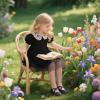 image:imageOtter MOMO Toddler Little Girls Princess Shoes Mary Jane Ballerina Flats Flower Girl Dress ShoesD737black