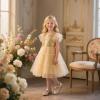 image:imageOtter MOMO Toddler Little Girls Princess Shoes Mary Jane Ballerina Flats Flower Girl Dress ShoesD737gold