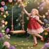 image:imageOtter MOMO Toddler Little Girls Princess Shoes Mary Jane Ballerina Flats Flower Girl Dress ShoesD737red