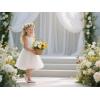 image:imageOtter MOMO Toddler Little Girls Princess Shoes Mary Jane Ballerina Flats Flower Girl Dress ShoesD737white