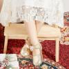 image:imageOtter MOMO Toddler Little Girls Princess Shoes Mary Jane Ballerina Flats Flower Girl Dress ShoesDf07gold