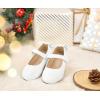 image:imageOtter MOMO Toddler Little Girls Princess Shoes Mary Jane Ballerina Flats Flower Girl Dress ShoesDf10white