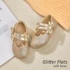 image:imageOtter MOMO Toddler Little Girls Princess Shoes Mary Jane Ballerina Flats Flower Girl Dress ShoesDf21gold