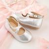 image:imageOtter MOMO Toddler Little Girls Princess Shoes Mary Jane Ballerina Flats Flower Girl Dress ShoesDf22silver