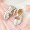 image:imageOtter MOMO Toddler Little Girls Princess Shoes Mary Jane Ballerina Flats Flower Girl Dress ShoesDf22silver
