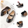 image:imageOtter MOMO Toddler Little Girls Princess Shoes Mary Jane Ballerina Flats Flower Girl Dress ShoesDf23black
