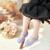 image:imageOtter MOMO Toddler Little Girls Princess Shoes Mary Jane Ballerina Flats Flower Girl Dress ShoesDf23purple