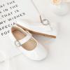 image:imageOtter MOMO Toddler Little Girls Princess Shoes Mary Jane Ballerina Flats Flower Girl Dress ShoesDf23white