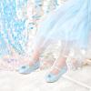 image:imageOtter MOMO Toddler Little Girls Princess Shoes Mary Jane Ballerina Flats Flower Girl Dress ShoesDf32blue
