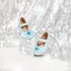 image:imageOtter MOMO Toddler Little Girls Princess Shoes Mary Jane Ballerina Flats Flower Girl Dress ShoesDf32blue