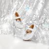 image:imageOtter MOMO Toddler Little Girls Princess Shoes Mary Jane Ballerina Flats Flower Girl Dress ShoesDf32white