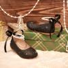 image:imageOtter MOMO Toddler Little Girls Princess Shoes Mary Jane Ballerina Flats Flower Girl Dress ShoesDf34black
