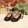 image:imageOtter MOMO Toddler Little Girls Princess Shoes Mary Jane Ballerina Flats Flower Girl Dress ShoesDf34black