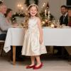 image:imageOtter MOMO Toddler Little Girls Princess Shoes Mary Jane Ballerina Flats Flower Girl Dress ShoesDf34red