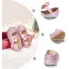 image:imageOtter MOMO Toddler Little Girls Princess Shoes Mary Jane Ballerina Flats Flower Girl Dress ShoesDf35pink