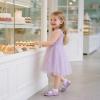 image:imageOtter MOMO Toddler Little Girls Princess Shoes Mary Jane Ballerina Flats Flower Girl Dress ShoesDf35purple